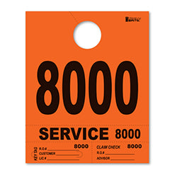 4 Part Heavy-Brite - Orange 8000-8999 1000 / PK