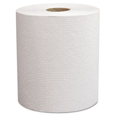 Select Roll Paper Towels, 1-Ply, 7.9" x 800 ft, White, 6 Rolls/Carton