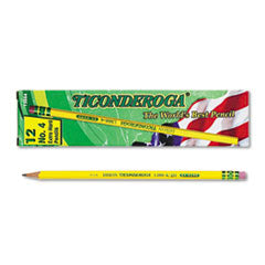 Pencils, 2H (#4), Black Lead, Yellow Barrel, Dozen