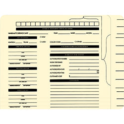 File Right/color Code File Folders - Printed 100 / PK
