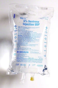 5% Dextrose Injection USP, 500 mL