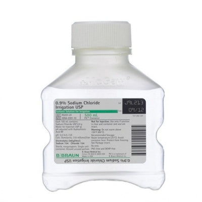 0.9% Sodium Chloride Irrigation, USP, 500 mL