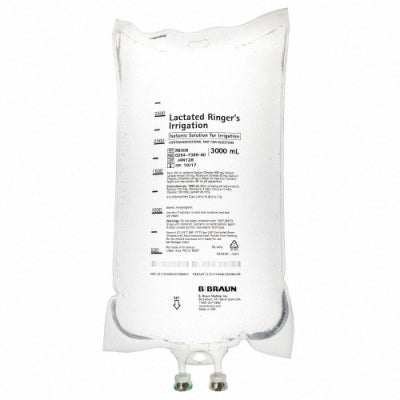 Lactated Ringers Irrigation USP, 3000 mL