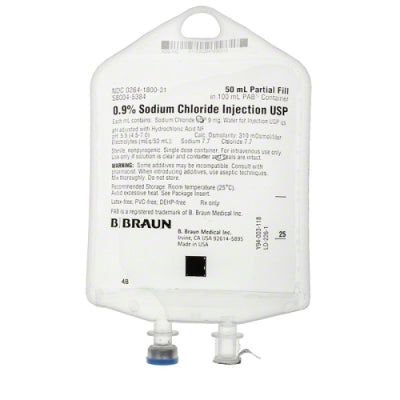 0.9% Sodium Chloride Injection USP, 50 mL Fill in 100 mL PAB®