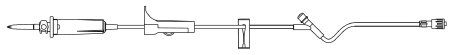 Administration Set BBraun 15 Drops / mL Drip Rate 73 Inch 1 Port