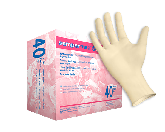 Sempermed Syntegra CR Chloroprene Surgical Glove, Sterile, Powder Free, Size 8.5