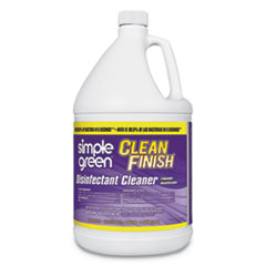 Clean Finish Disinfectant Cleaner, 1 gal Bottle, Herbal