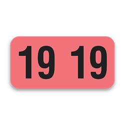 File Right Year Labels - Roll 2019 500 / RL