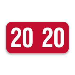 File Right Year Labels - Roll 2020 500 / RL