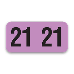 File Right Year Labels - Roll 2021 500 / RL