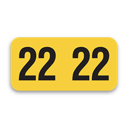 File Right Year Labels - Roll 2022 500 / RL