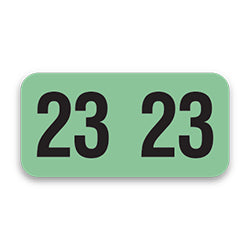 File Right Year Labels - Roll 2023 500 / RL