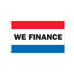 Nylon Flags - 3' x 5' - We Finance 1 / PK