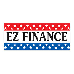 Windshield Banner - EZ Finance 1 / PK