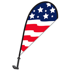 Clip on Paddle Flag - US FLAG 1 / PK