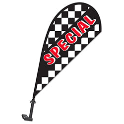 Clip on Paddle Flag - SPECIAL 1 / PK
