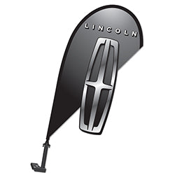 3D Clip on Paddle Flag - Lincoln - Qty. 1 1 / PK