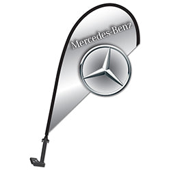 3D Clip on Paddle Flag - Mercedes-Benz- Qty. 1 1 / PK