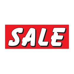 Banner - 12' x 4 1/2 - Sale - Qty. 1 1 / PK