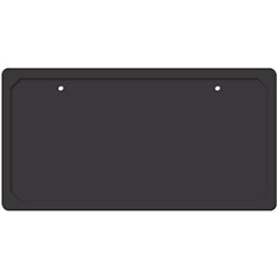 Frame Style Demo License Plate Holder - Neoprene - Qty. 1 1 / PK