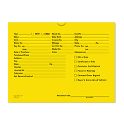 Vehicle Deal Jackets, Printed - DSA-546-YELLOW 100 / PK