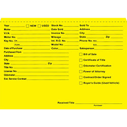 Heavy Duty Deal Jacket, Printed - SA1221-HD-YELLOW 500 / BX