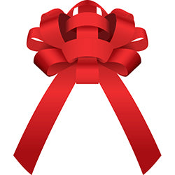 Car Bow - Red Vinyl 30" 1 / BX