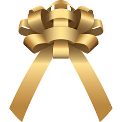 Car Bow - Gold Vinyl 30" 1 / BX