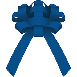 Car Bow - Blue Vinyl 30 - Qty. 1 1 / BX