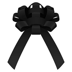 Car Bow - Black Vinyl 30" 1 / BX