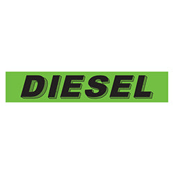 Flourescent Green & Black Slogan - Diesel 12 / PK