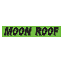 Flourescent Green & Black Slogan - Moon Roof 12 / PK
