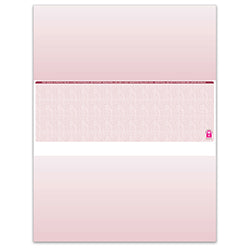 Check Burgundy - Check on Middle - Qty. 500 per Pack 500 / PK