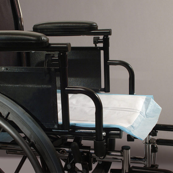 TIDI Underpad Blue Fluff / Nonwoven / Poly 22in x 36in 25ea x 6bg 150 per Case