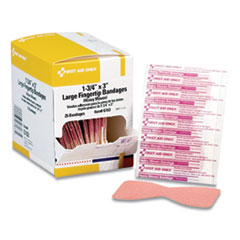 Heavy Woven Adhesive Bandages, Fingertip, 1.75 x 3, 25/Box