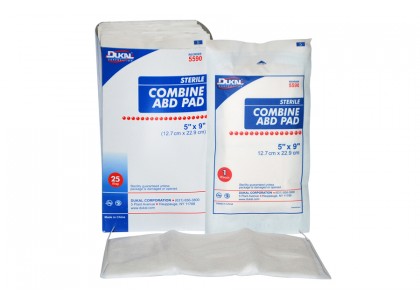 Combine ABD Pads - Roll - 8" x 20yds PreCut - Non-Sterile