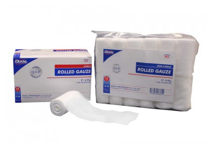 Rolled Gauze - 2" x 5yd-2-Ply - Non-Sterile
