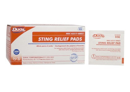 Sting Relief Pads - Medium - 2 ply - Non-Sterile