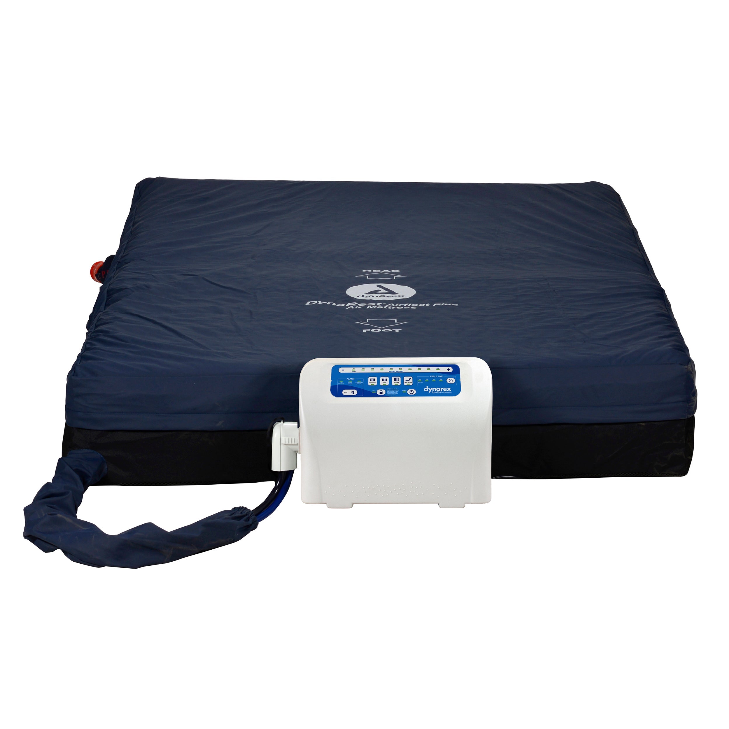 DynaRest Airfloat Plus 42" Bariatric Air Mattress with Pump - 42" - Blue - 1pc/cs