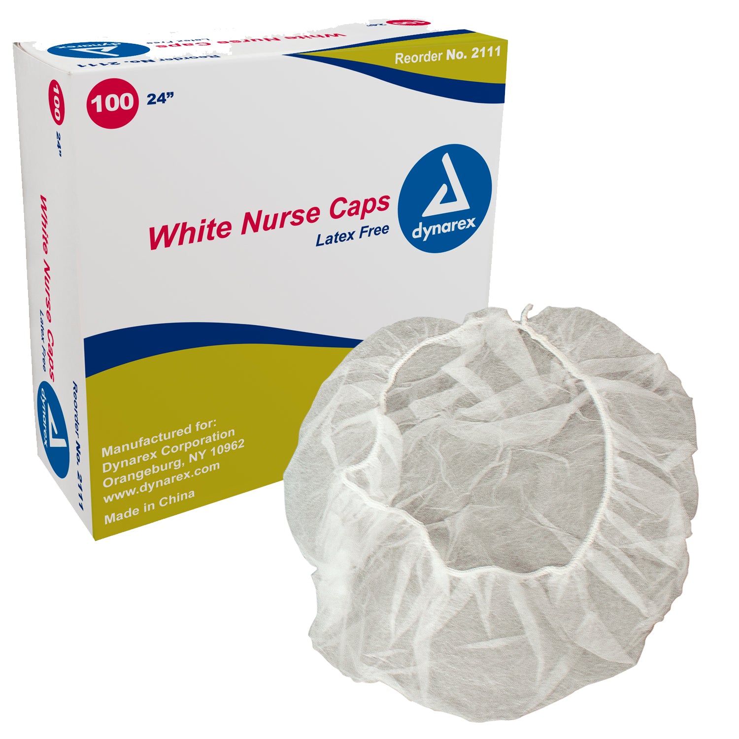 Nurse Cap O.R. - 24" - White - 5/100/cs