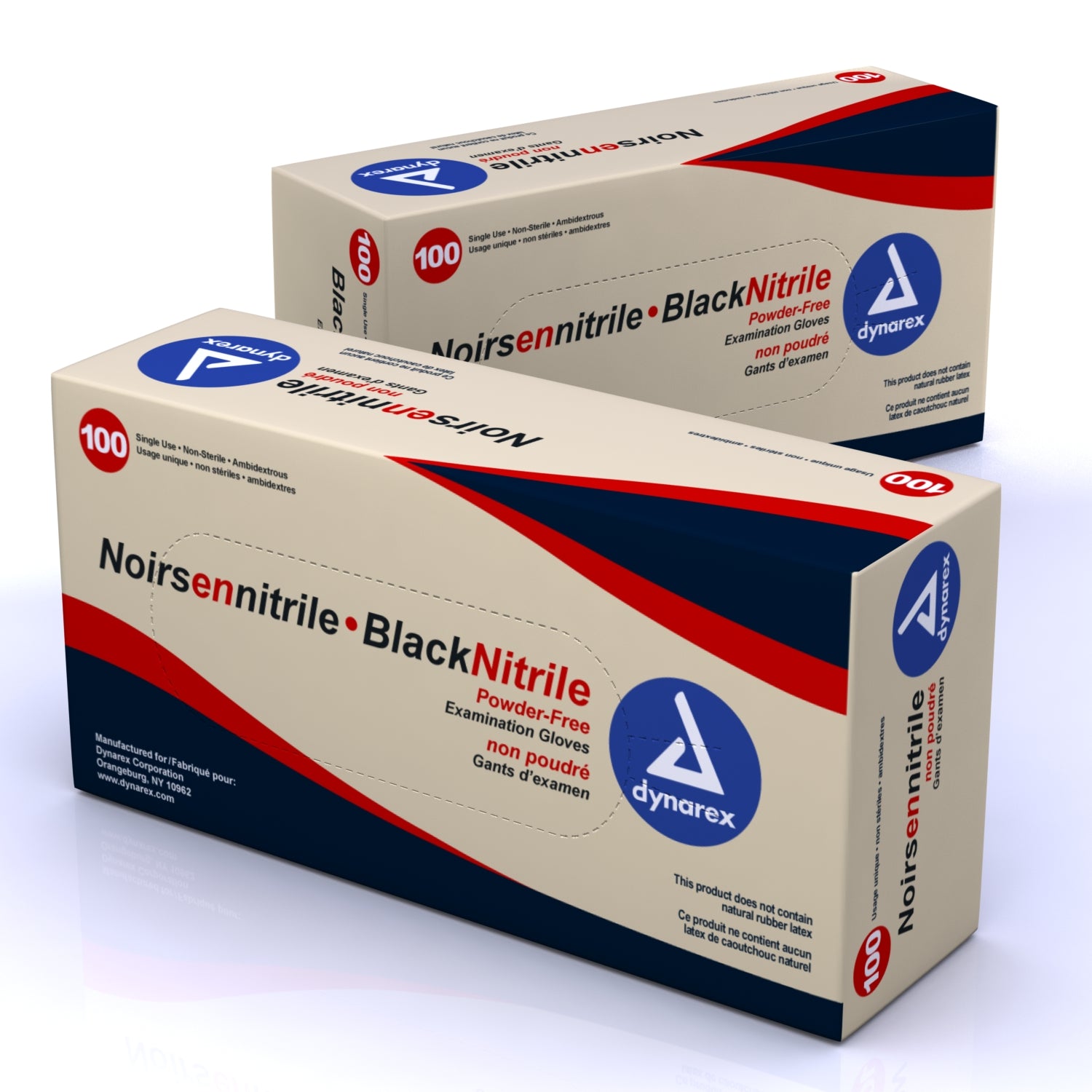 Black Nitrile Exam Gloves Powder Free - Small - Black - 10/100/cs