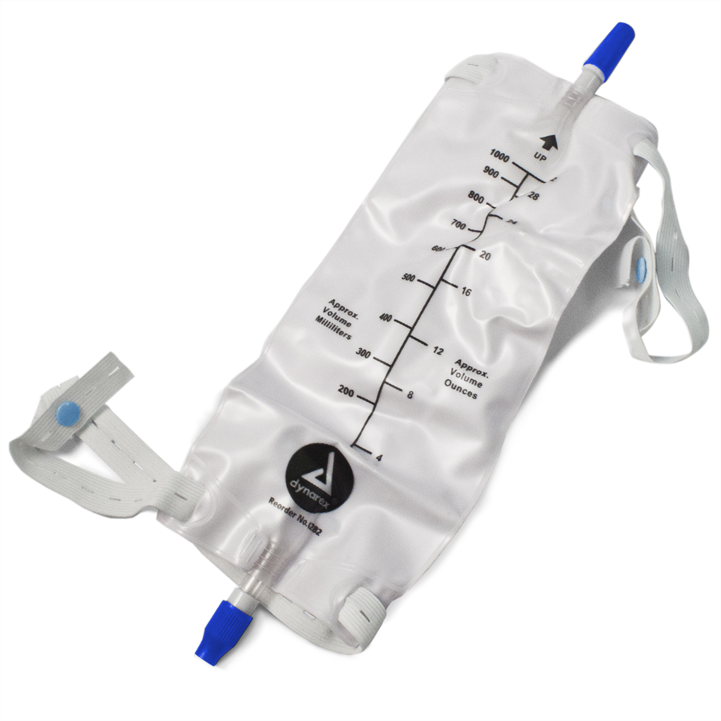 Urinary Leg Bags Sterile - Large - 1000ml with valve - 4/12/cs