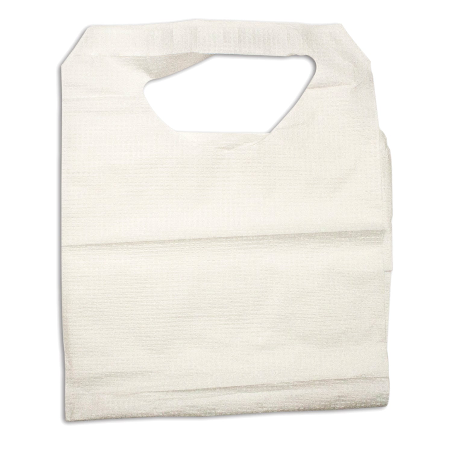 Paper/Poly Lap Bibs with Ties - 16" x 33" - 300/cs