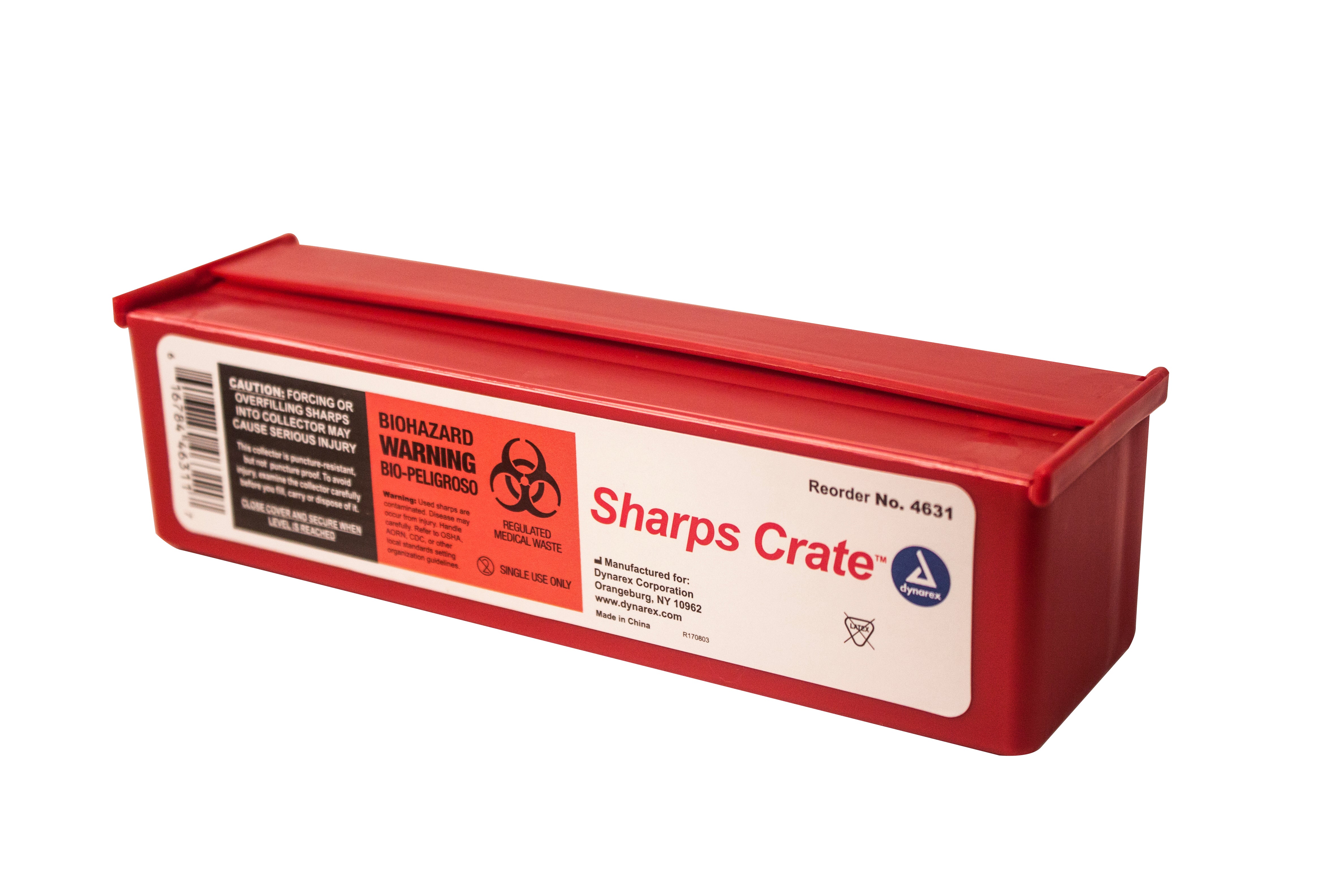 Dynarex Sharps Crate - 40/cs