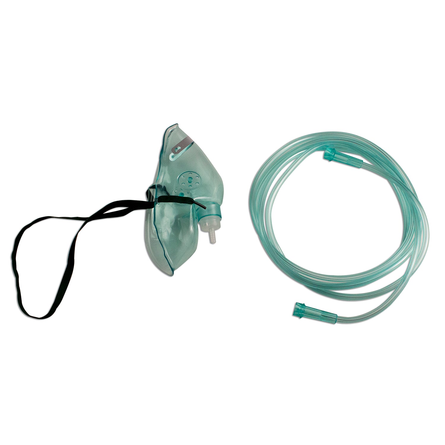 Oxygen Mask Elong - Adult - Medium Concentrate 7ft - 50/cs