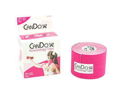 CanDo® Kinesiology Tape - 2" x 16.5 ft - Black - 1 Roll