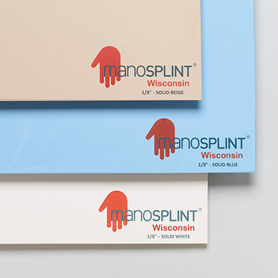 Manosplint Wisconsin 1/8" x 18" x 24" 1% Perf Blue - 1 sheet