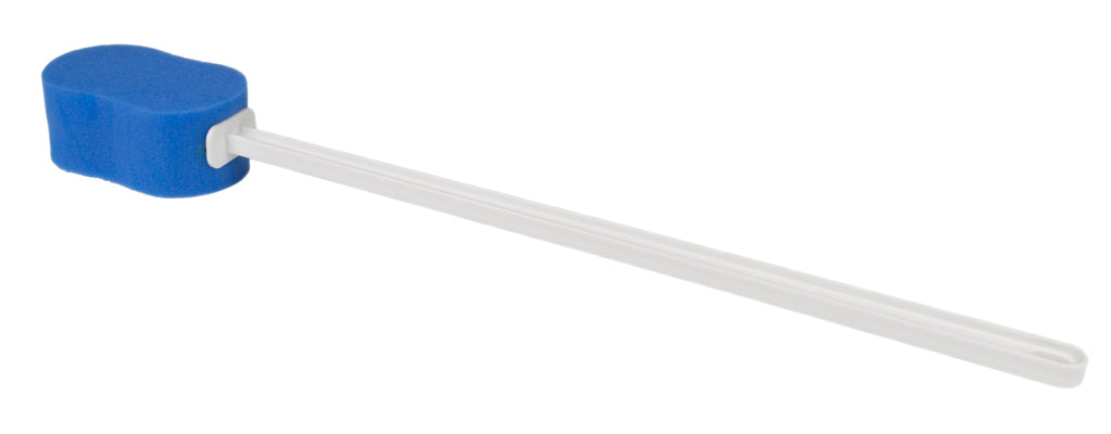 FabLife™ Back scrubber - 22 inch straight handle - 5 x 3 inch hourglass sponge