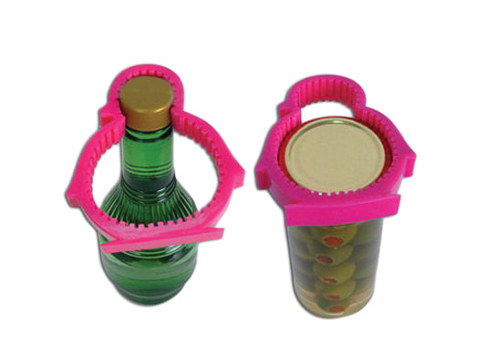 Easy grip jar lid or bottle cap opener