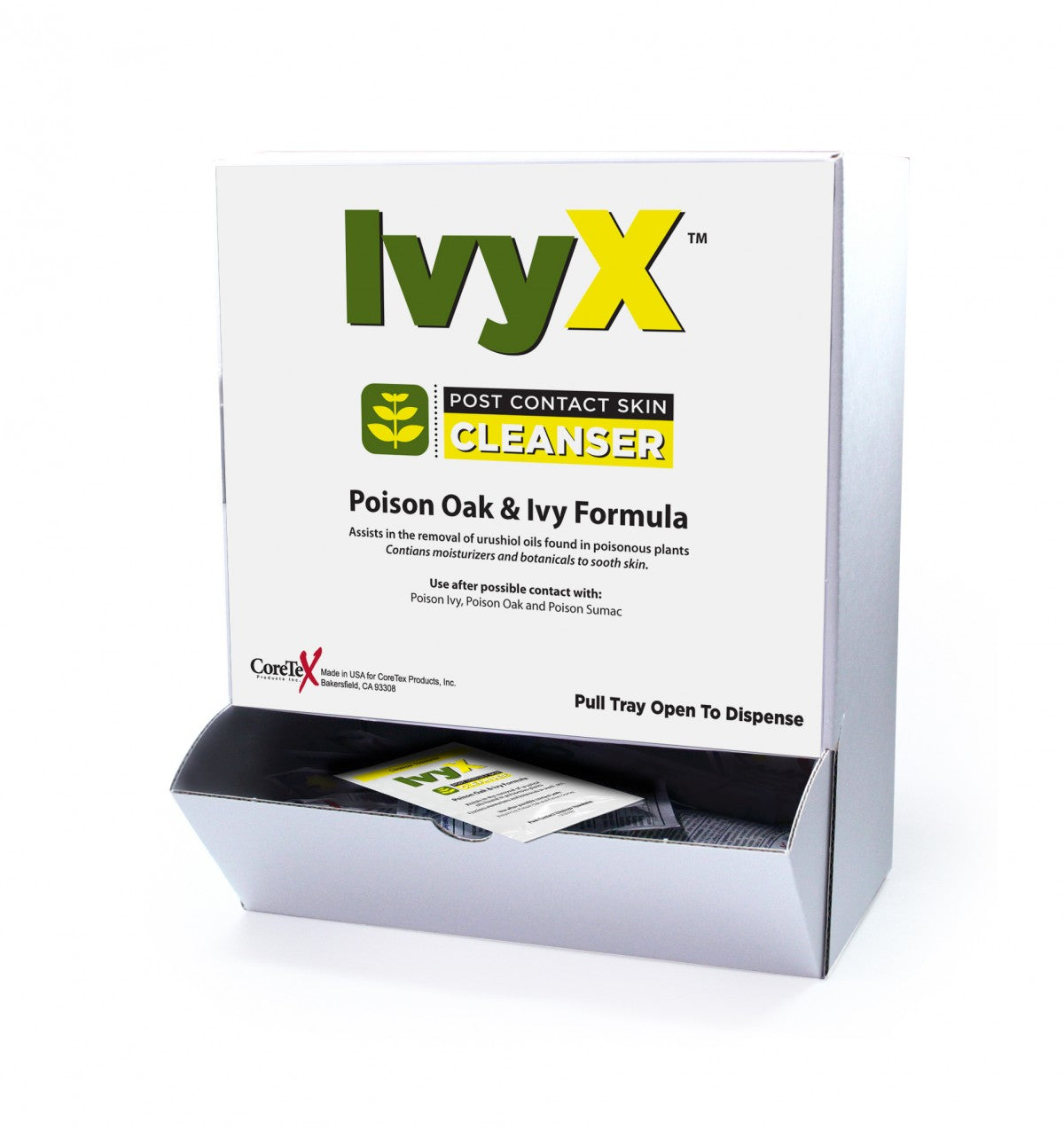 IvyX Post-Contact Cleanser Packets, 50/box